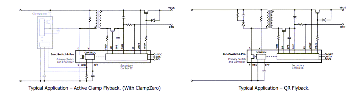 Application Circuit Diagram - Power Integrations InnoSwitch™4-Pro Switcher ICs
